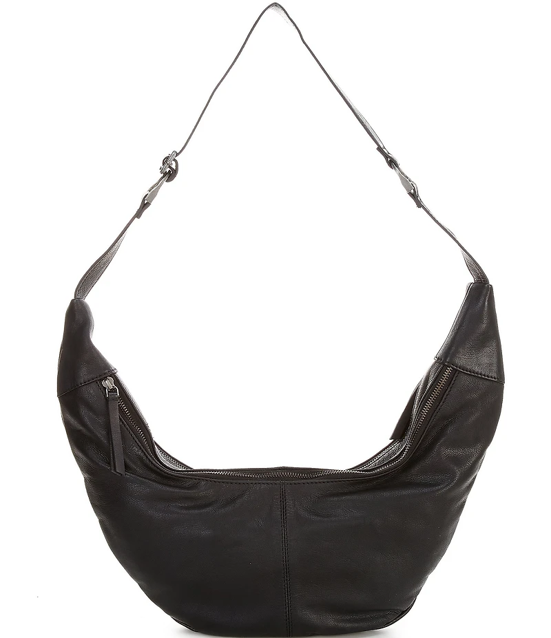 Free People Idle Leather Slouchy Sling Bag