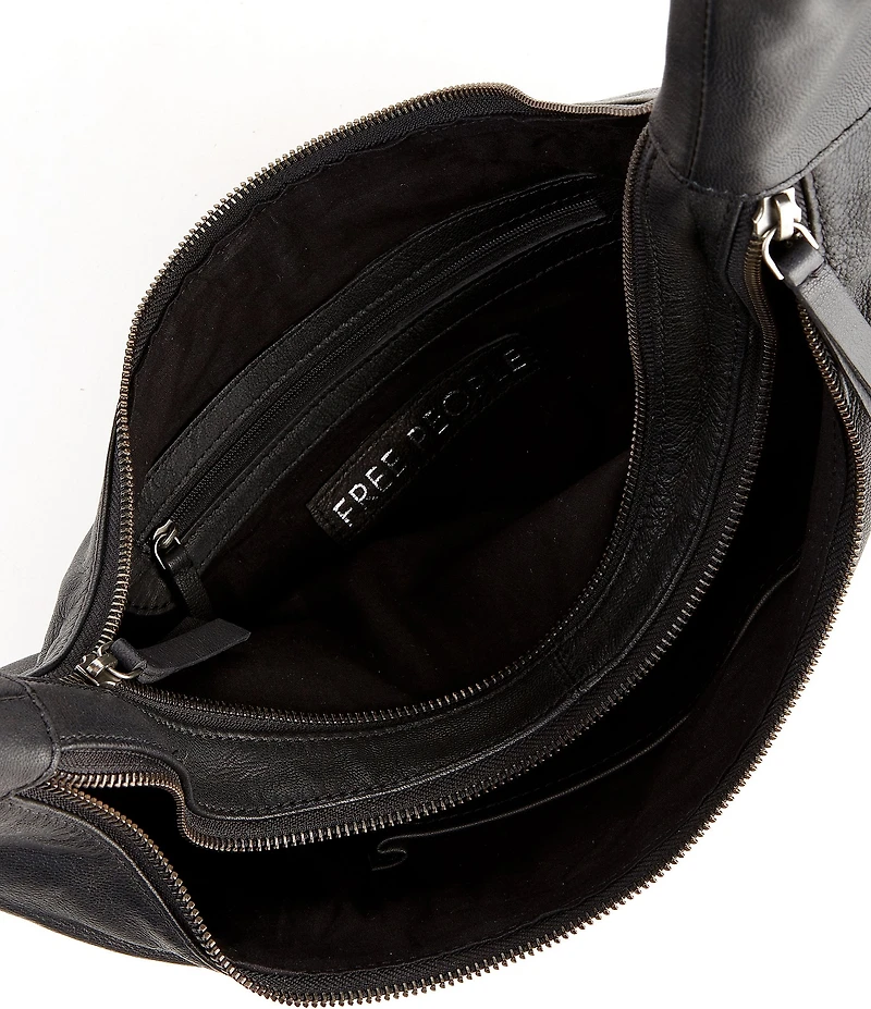 Free People Idle Leather Slouchy Sling Bag