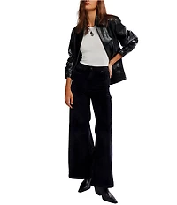 Free People Kellee High Rise Palazzo Corduroy Pants