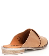 Free People Lordes Leather Slip On Mules