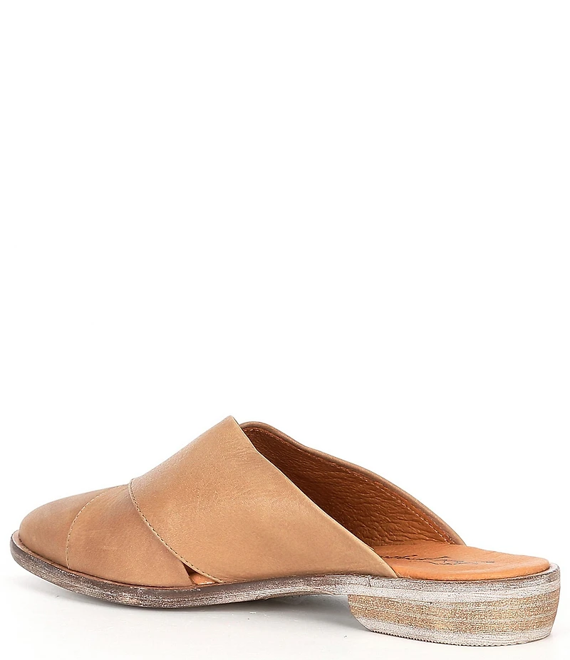 Free People Lordes Leather Slip On Mules