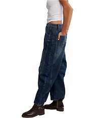 Free People We The Free Good Luck Mid-Rise Wide Leg Barrel Jeans