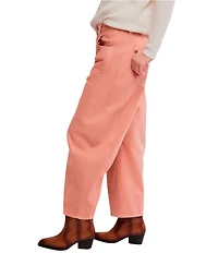 Free People We The Free Good Luck Mid Rise Cropped Barrel Jeans