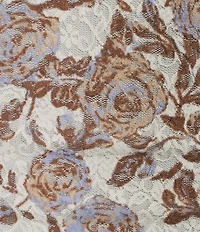 Free People Lyric Floral Print Sheer Lace Long Sleeve Turtleneck Top