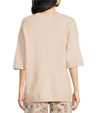 Free People Margot Crewneck Short Sleeve Sweater Top