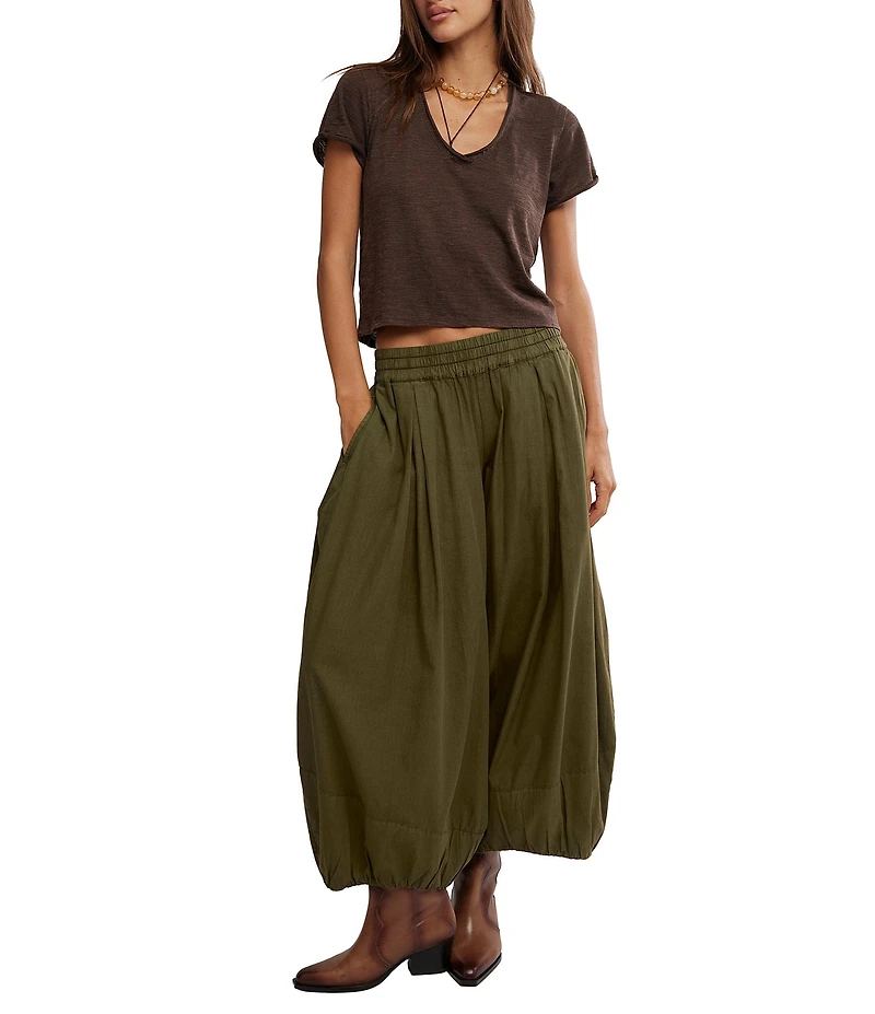 Free People Moonflower Mid Rise Balloon Pants