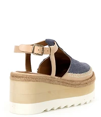 Free People Morning In Mykonos Crochet Platform Espadrille Wedges