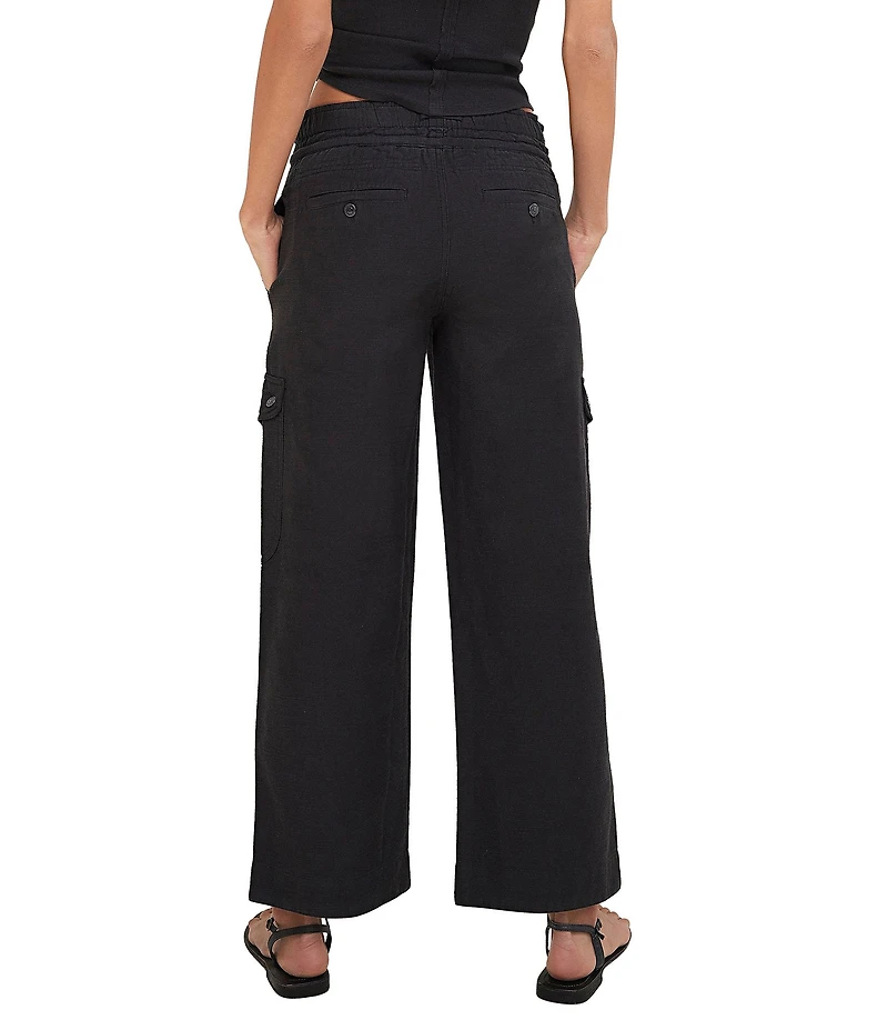 Free People Park Ave High Rise Cargo Pants