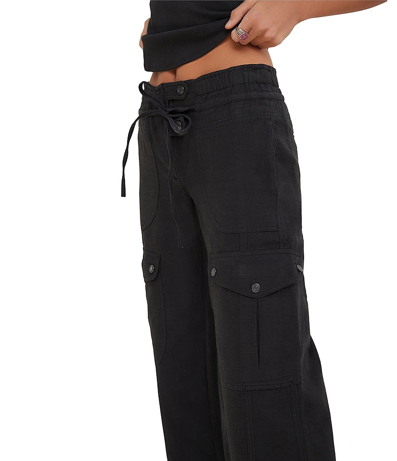 Free People Park Ave High Rise Cargo Pants