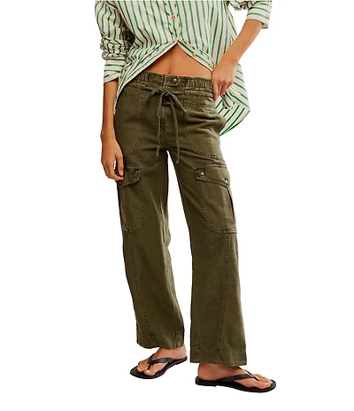 Free People Park Ave High Rise Cargo Pants