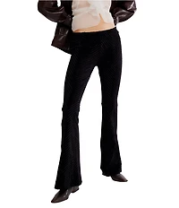 Free People Penny Pull-On Velvet Low Rise Flared Pants