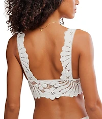 Free People Petal Party Plunge Lace Bralette