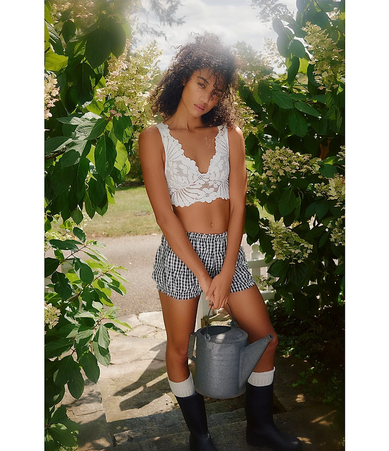 Free People Petal Party Plunge Lace Bralette