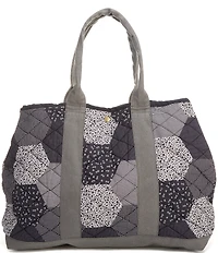 Free People Pippa Patchwork Cotton Tote Bag