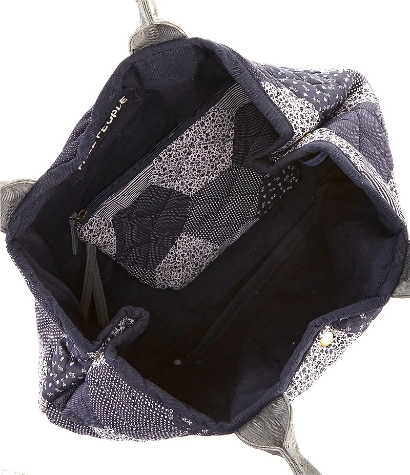 Free People Pippa Patchwork Cotton Tote Bag