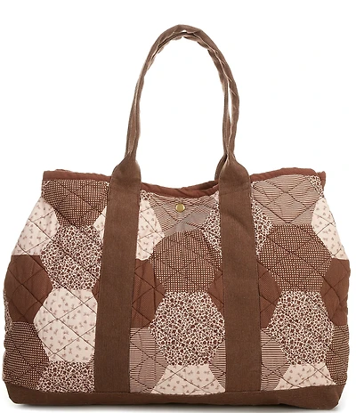 Free People Pippa Patchwork Cotton Tote Bag