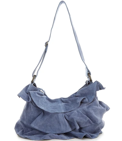 Free People Rae Ruffle Shoulder Bag