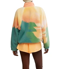 FP Movement Rocky Ridge Printed Funnel Collar Long Sleeve Pullover
