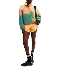 FP Movement Rocky Ridge Printed Funnel Collar Long Sleeve Pullover