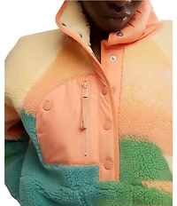 FP Movement Rocky Ridge Printed Funnel Collar Long Sleeve Pullover