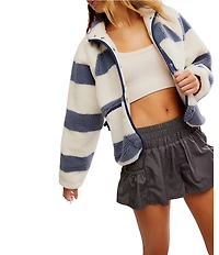 FP Movement Rocky Ridge Stripe Printed Long Sleeve Jacket