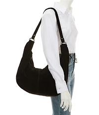 Free People Roma Suede Shoulder Hobo Bag