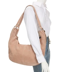 Free People Roma Suede Shoulder Hobo Bag
