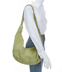 Free People Roma Suede Slouchy Shoulder Bag
