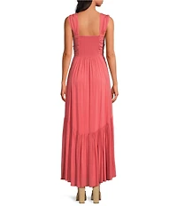 Free People Sasha Sweetheart Neck Sleeveless Maxi Dress