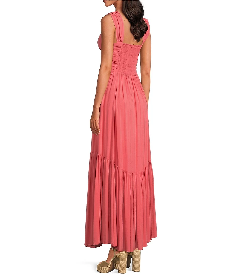 Free People Sasha Sweetheart Neck Sleeveless Maxi Dress