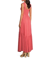 Free People Sasha Sweetheart Neck Sleeveless Maxi Dress