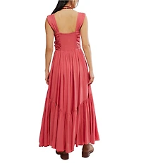 Free People Sasha Sweetheart Neck Sleeveless Maxi Dress