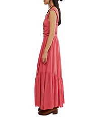 Free People Sasha Sweetheart Neck Sleeveless Maxi Dress