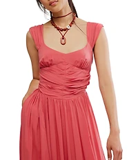 Free People Sasha Sweetheart Neck Sleeveless Maxi Dress