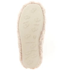 Free People Slumber Party Rhinestone Ornamented Faux Fur Slippers