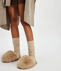 Free People Snowball Faux Fur Slippers