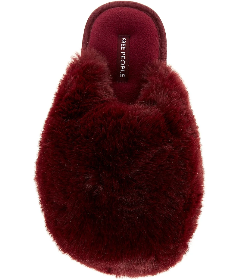 Free People Snowball Faux Fur Slippers