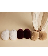 Free People Snowball Faux Fur Slippers