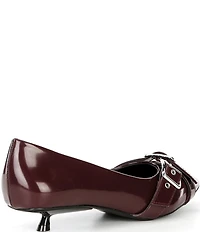 Free People So 90s Buckle Hardware Kitten Heel Pumps