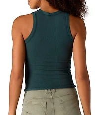 Free People So Soft Seamless Modal High Neck Sleeveless Tank
