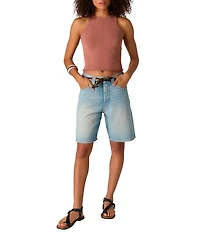 Free People So Soft Seamless Modal High Neck Sleeveless Tank