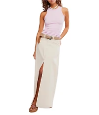 Free People So Soft Seamless Modal High Neck Sleeveless Tank