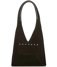 Free People Soho Suede Studded Shoulder Bag
