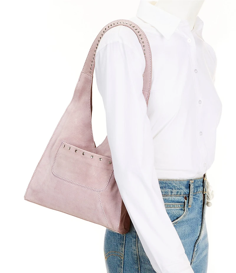 Free People Soho Suede Studded Shoulder Bag