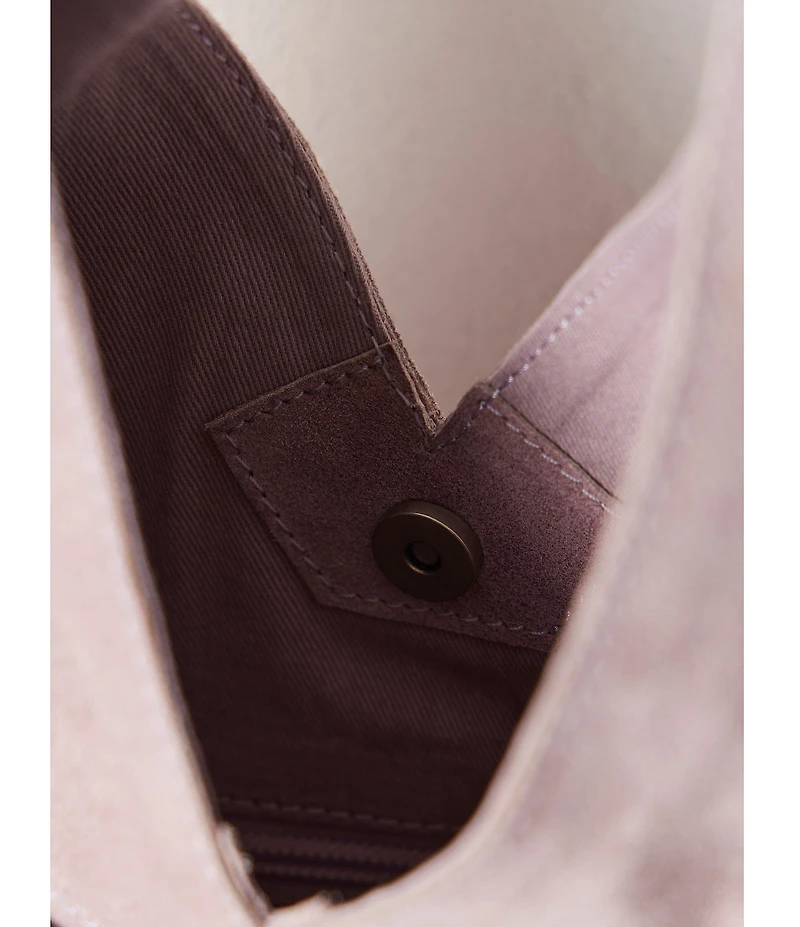 Free People Soho Suede Studded Shoulder Bag