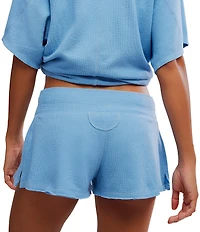 Free People Staycation Knit Drawstring Lounge Sleep Shorts