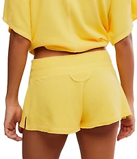 Free People Staycation Knit Drawstring Lounge Sleep Shorts