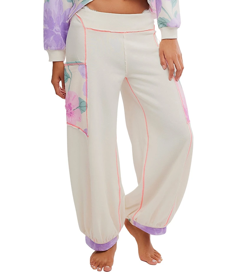 Free People Summer Loving Knit Oversized Joggers