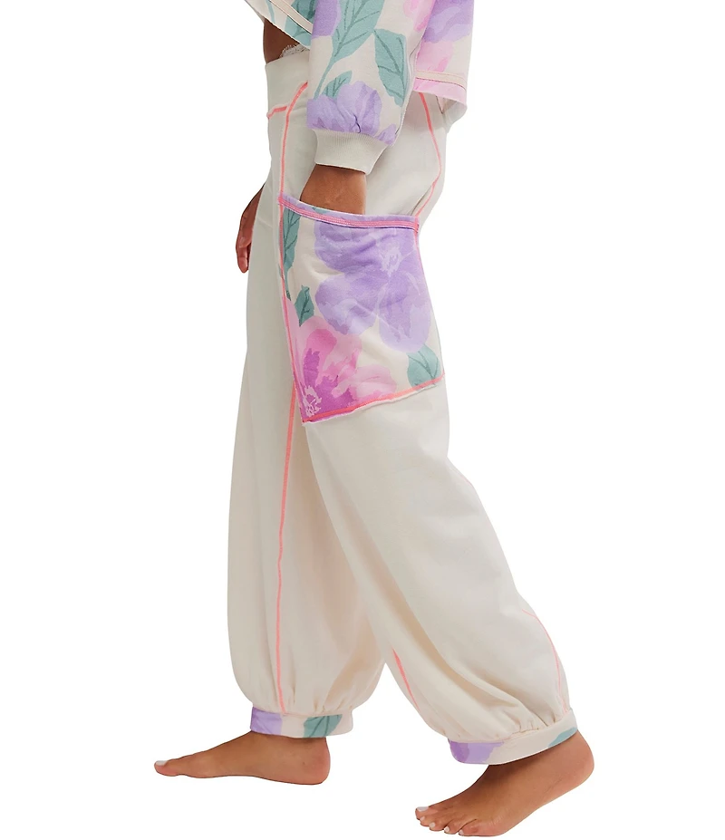 Free People Summer Loving Knit Oversized Joggers