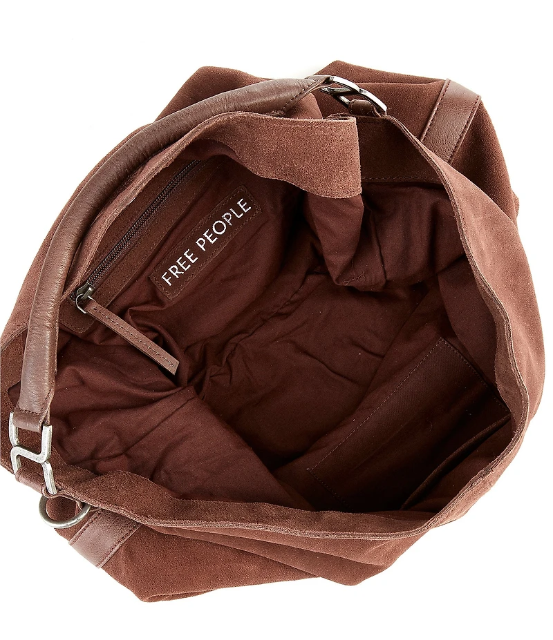 Free People Suzie Suede Slouchy Oversized Tote Bag